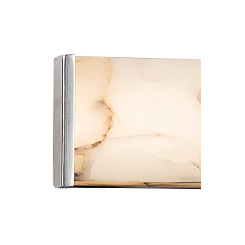 Image 2 Alabaster Rocks!&trade; Latitude 28 1/2 inchW Chrome LED Bath Light more views