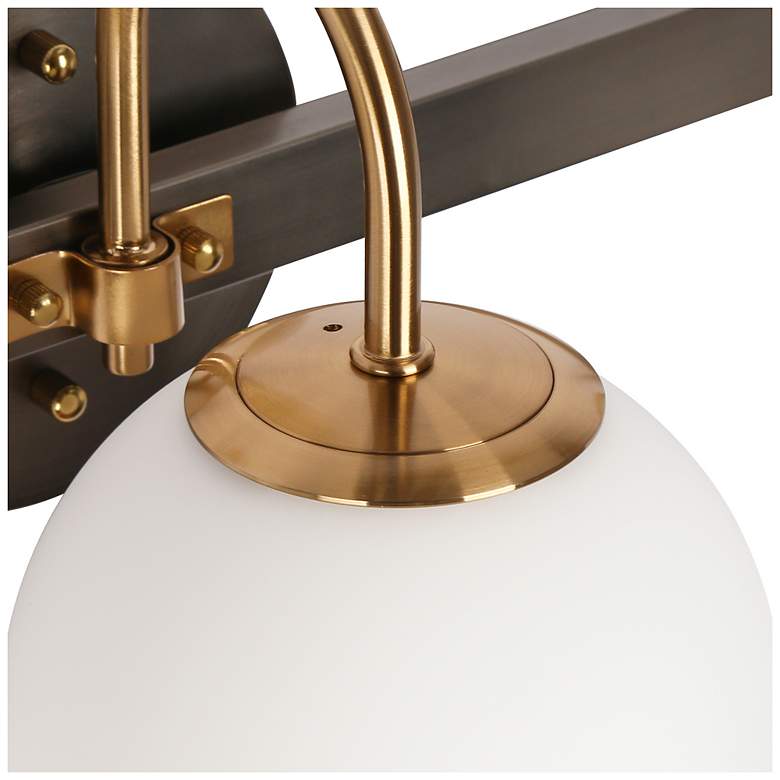 Image 6 Aladarimo 3-Light Opal Glass Bath Vanity Light more views