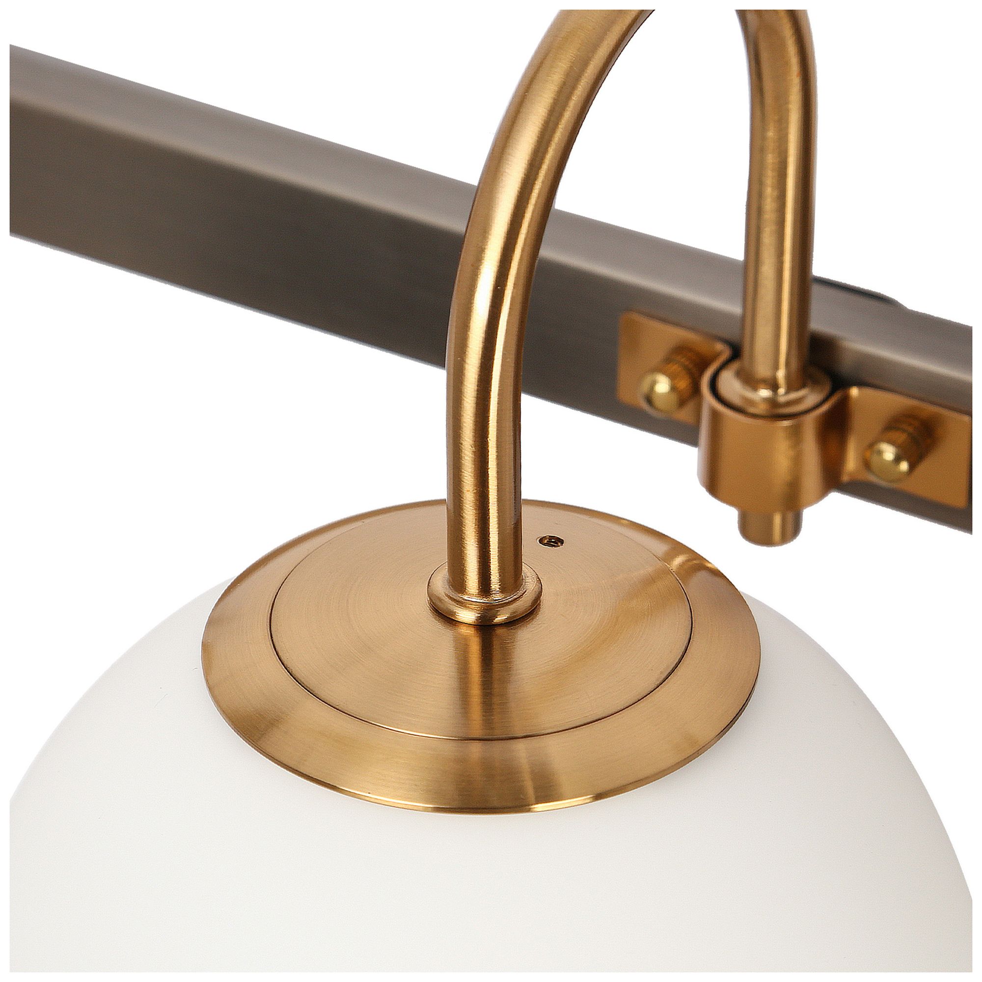 Aladarimo 4-Light Opal Glass Bath Vanity Light