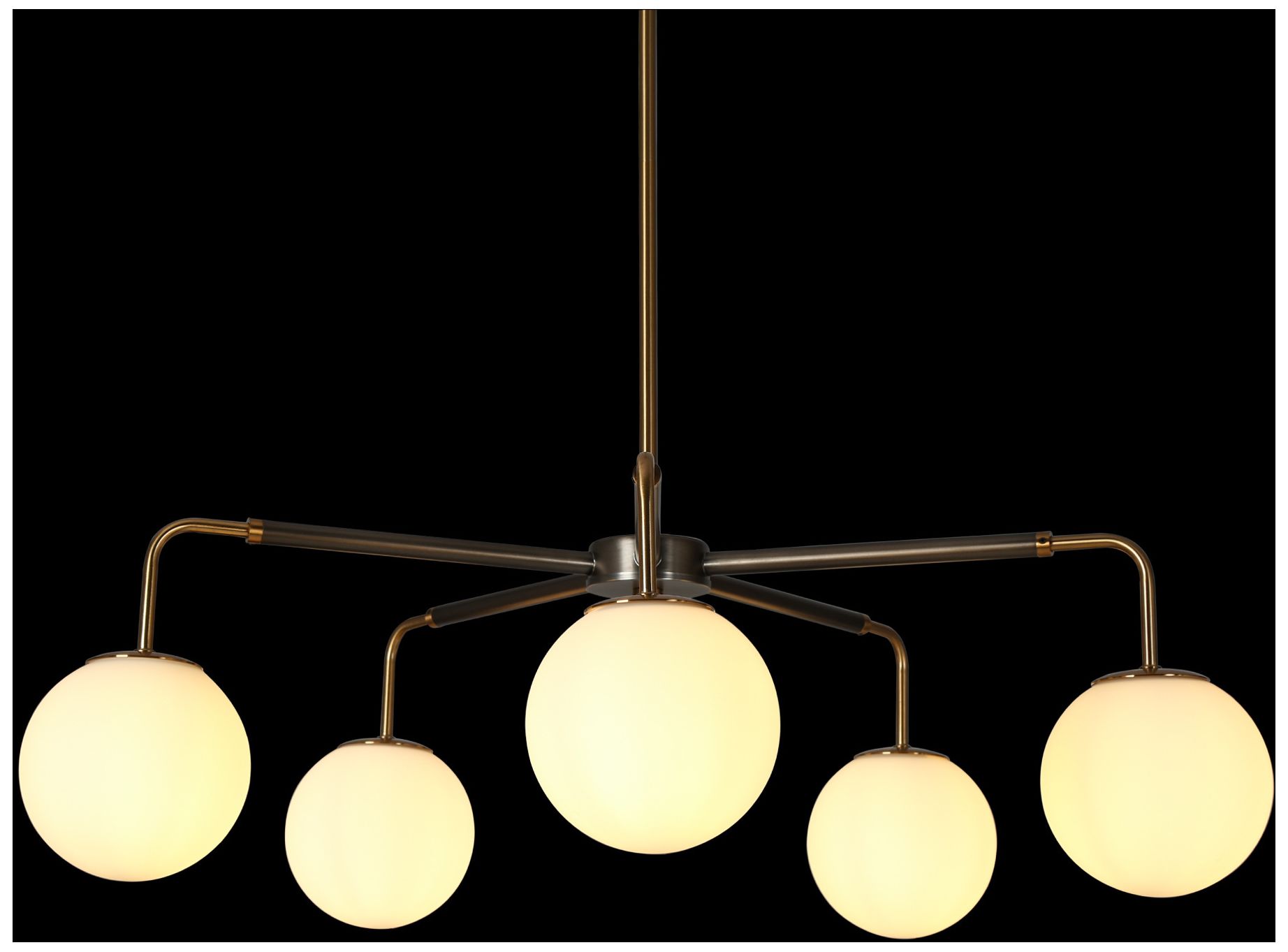 Image 2 Aladarimo 5-Light Opal Glass Chandelier - Made to Order more views