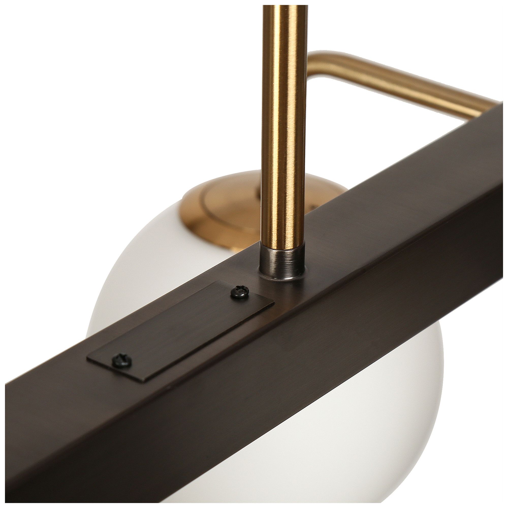 Image 3 Aladarimo 6-Light Opal Glass Island Chandelier more views