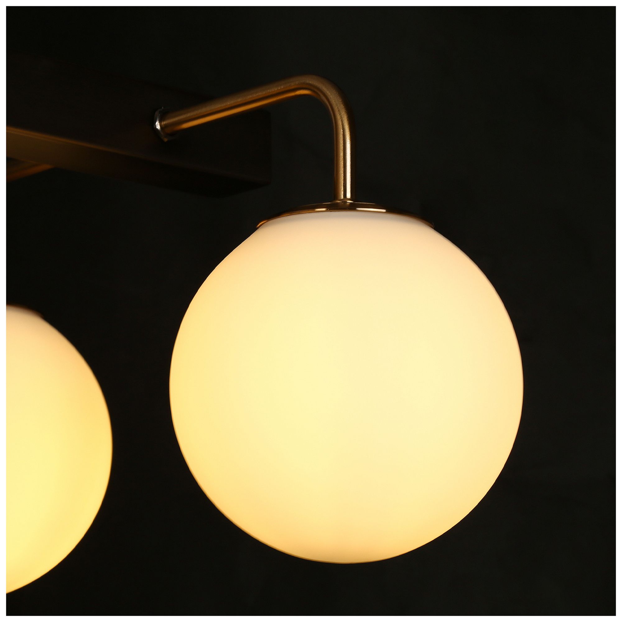 Image 4 Aladarimo 6-Light Opal Glass Island Chandelier more views