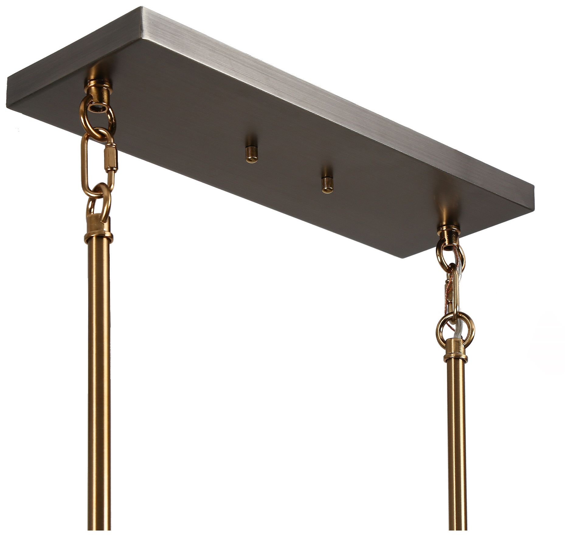 Image 6 Aladarimo 6-Light Opal Glass Island Chandelier more views