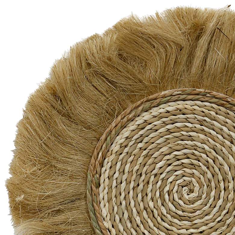 Image 2 Aladdin Natural Reed and Jute 3-Piece Round Wall Art Set more views