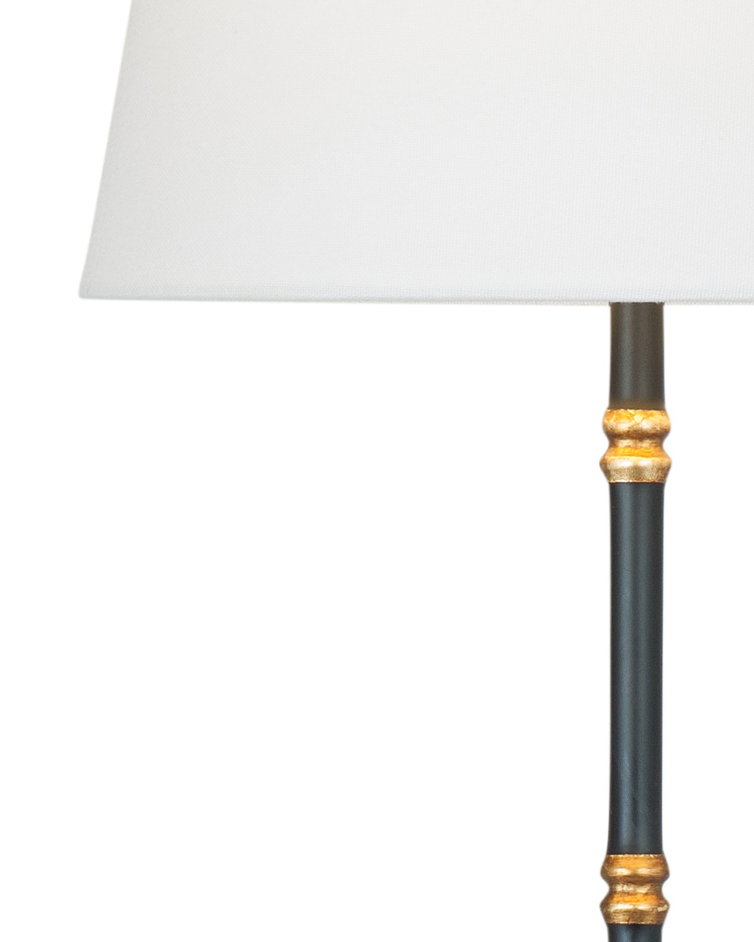 Image 2 Alamance Black and Gold Metal Table Lamp more views