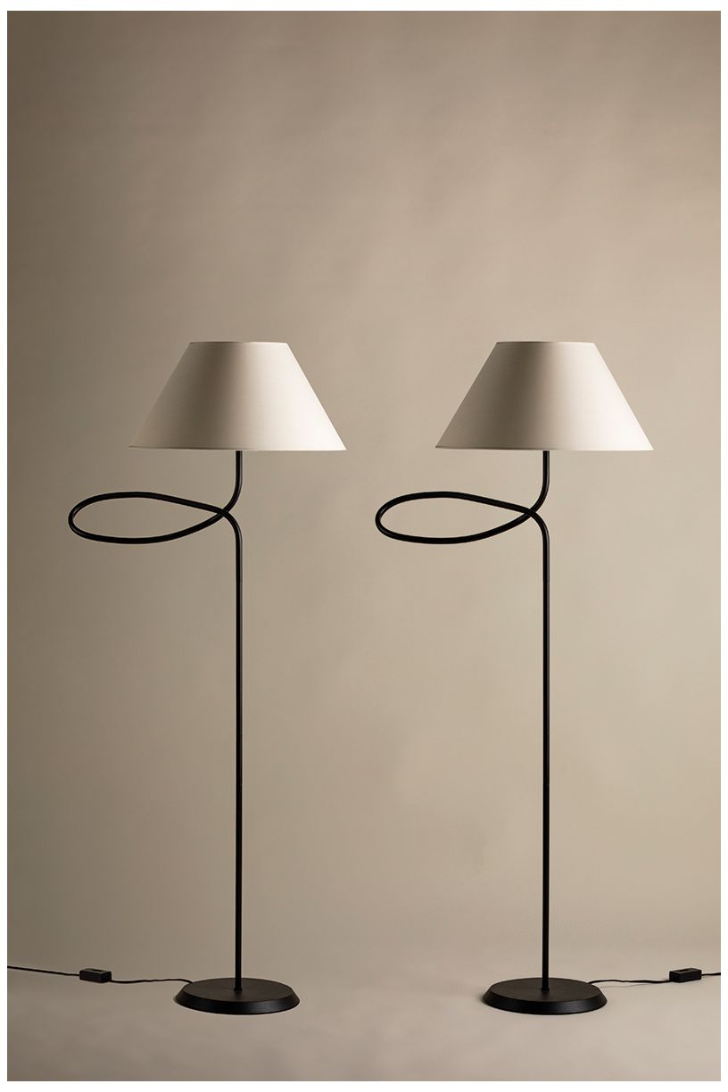 Image 4 Alameda Forged Iron Floor Lamp more views