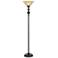 Alamo Dark Bronze Torchiere Floor Lamp