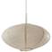 Alana 20" Wide White Metal Pendant Light