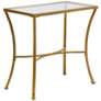 2_Alana 24" Wide Clear Glass Antique Gold Metal Accent Table
