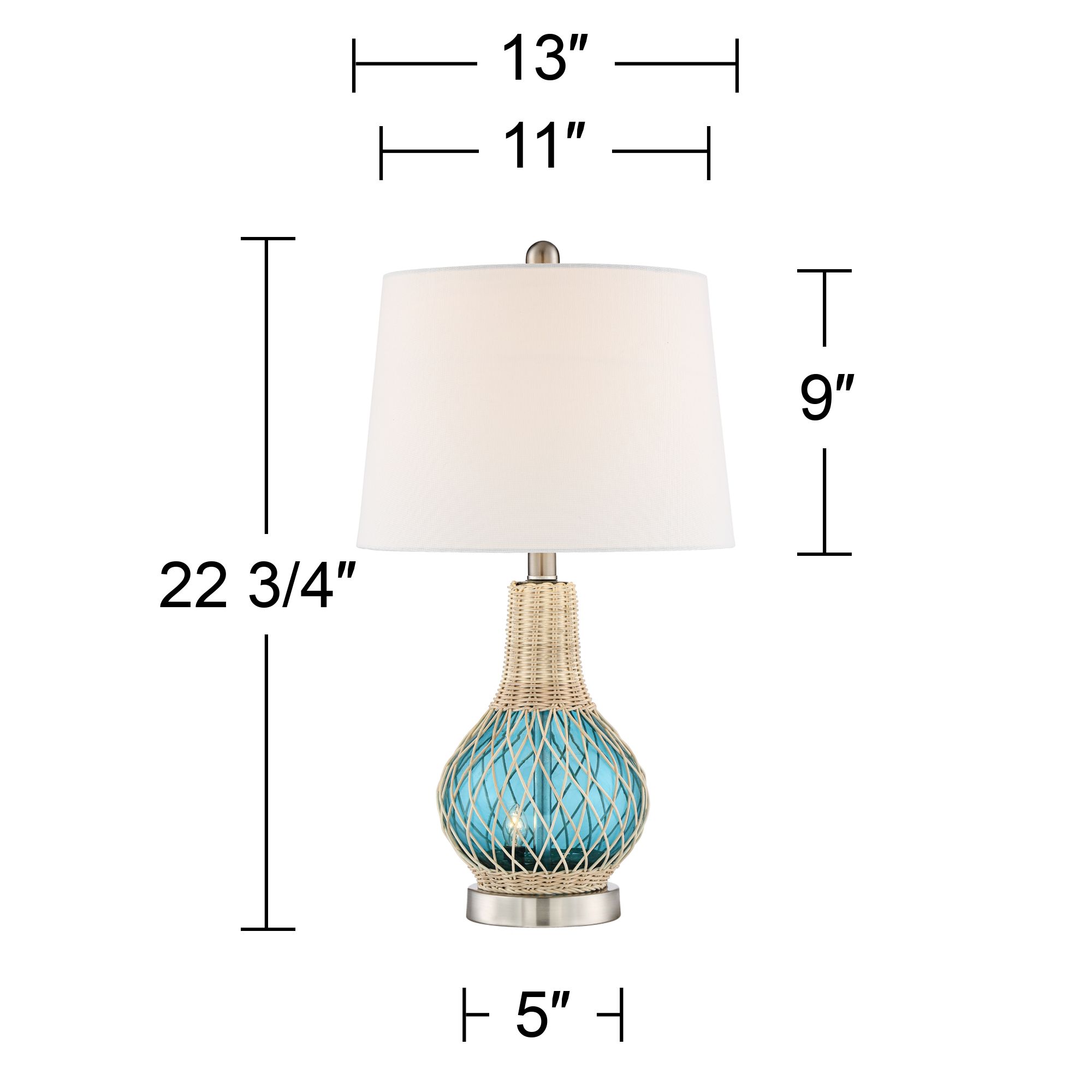 alana glass table lamp