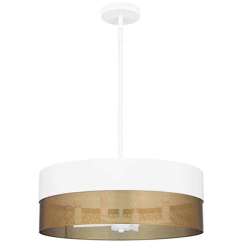 Image 2 Alani 4-Light Matte White Pendant Light