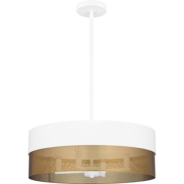 Image 3 Alani 4-Light Matte White Pendant Light more views