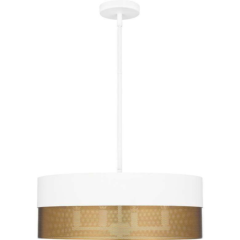 Image 4 Alani 4-Light Matte White Pendant Light more views