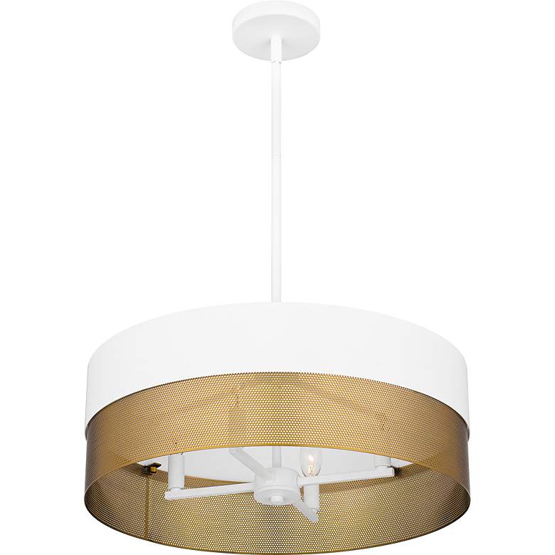 Image 5 Alani 4-Light Matte White Pendant Light more views