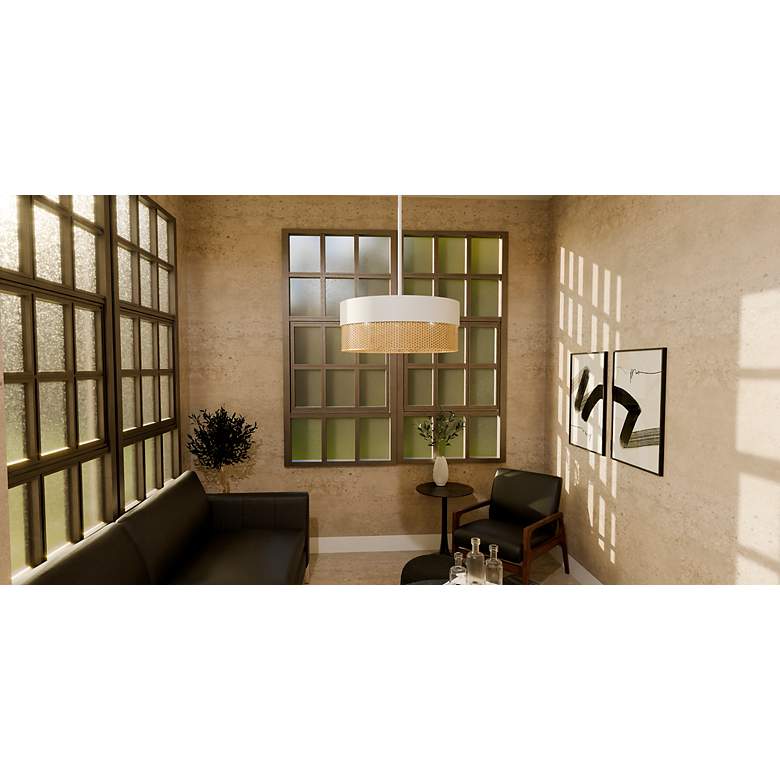 Image 6 Alani 4-Light Matte White Pendant Light more views