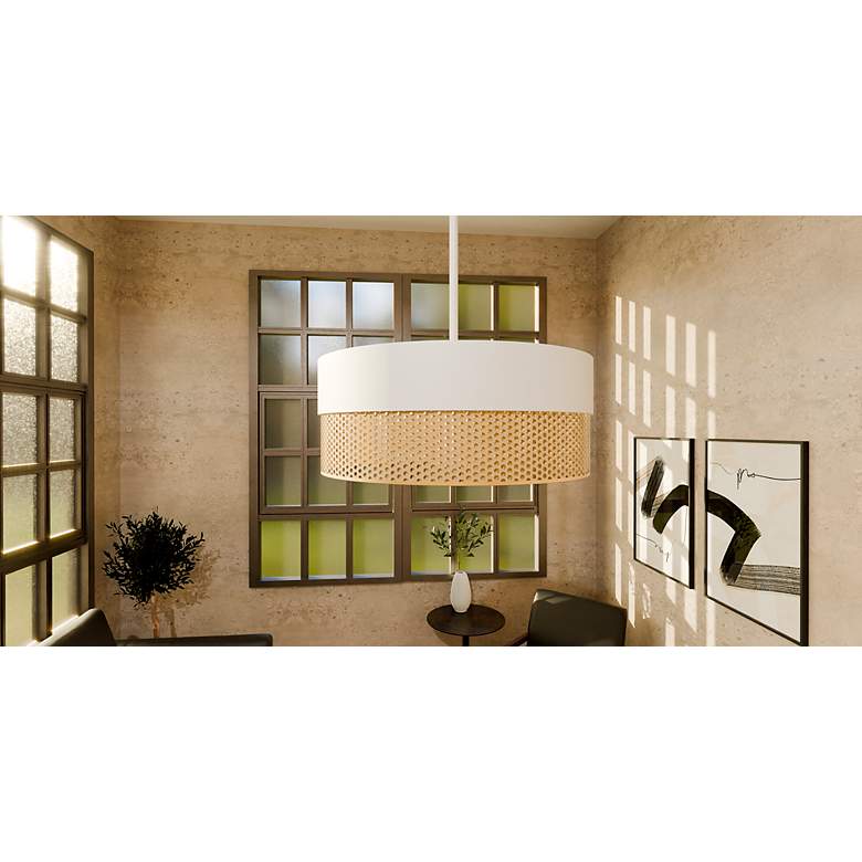 Image 7 Alani 4-Light Matte White Pendant Light more views