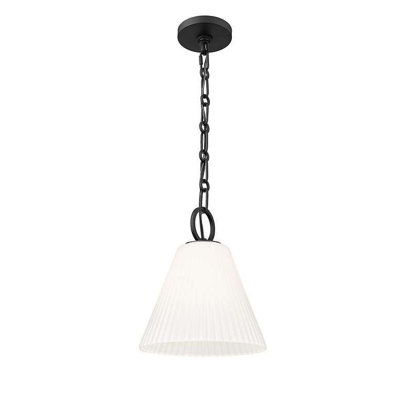 Image 5 Alaric by Z-Lite Matte Black 10 inch 1 Light Pendant more views