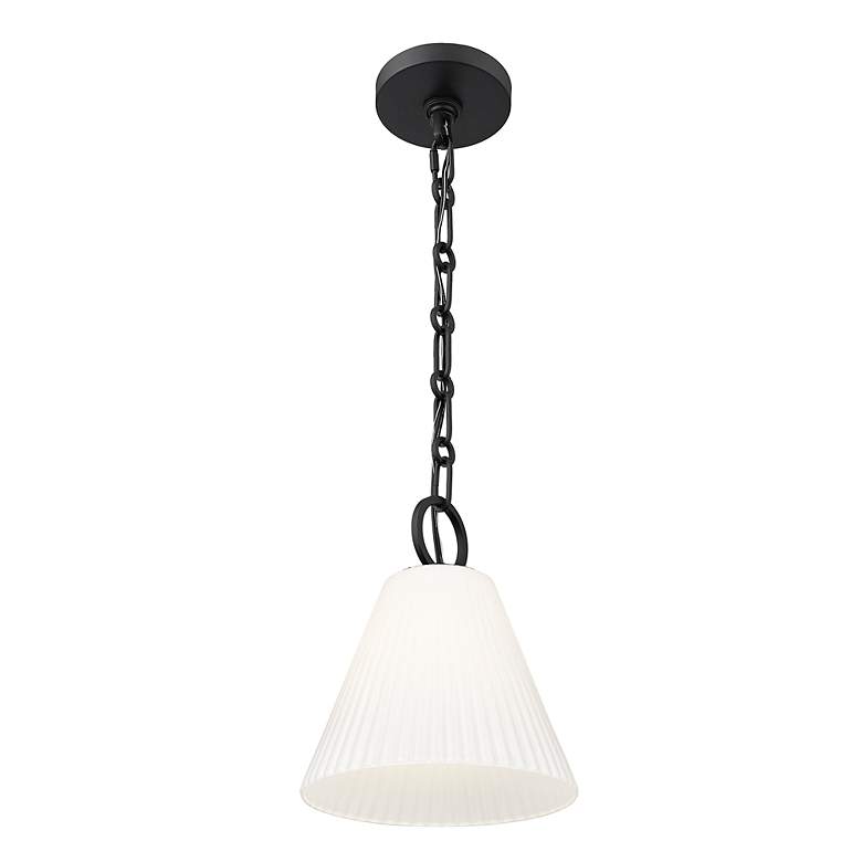 Image 6 Alaric by Z-Lite Matte Black 10 inch 1 Light Pendant more views