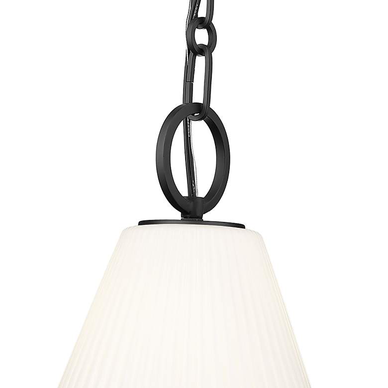 Image 7 Alaric by Z-Lite Matte Black 10 inch 1 Light Pendant more views