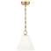 Alaric by Z-Lite Modern Gold 10 inch 1 Light Pendant