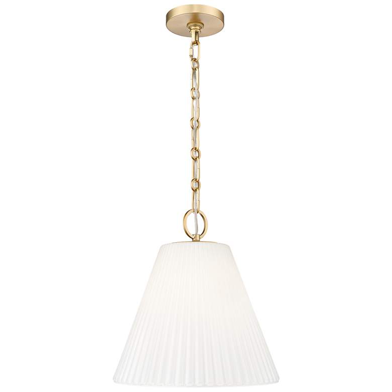 Image 1 Alaric by Z-Lite Modern Gold 14 inch 1 Light Pendant