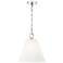 Alaric by Z-Lite Polished Nickel 14 inch 1 Light Pendant