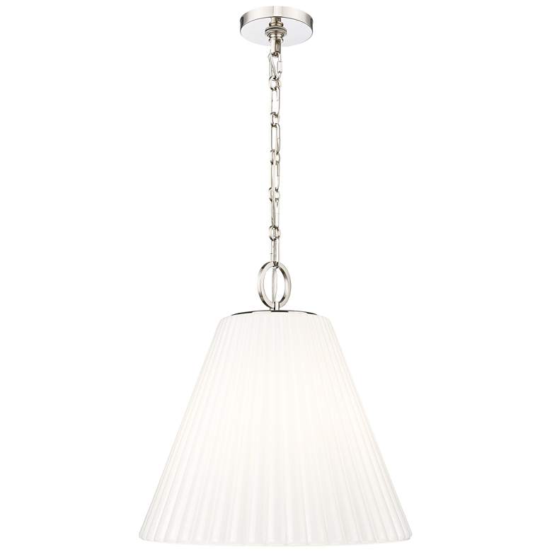 Image 1 Alaric by Z-Lite Polished Nickel 18 inch 3 Light Pendant