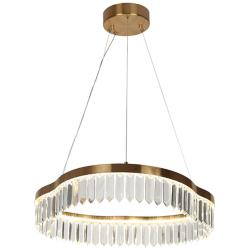 Alastair 21 3/4" Wide Plating Brass LED Chandelier