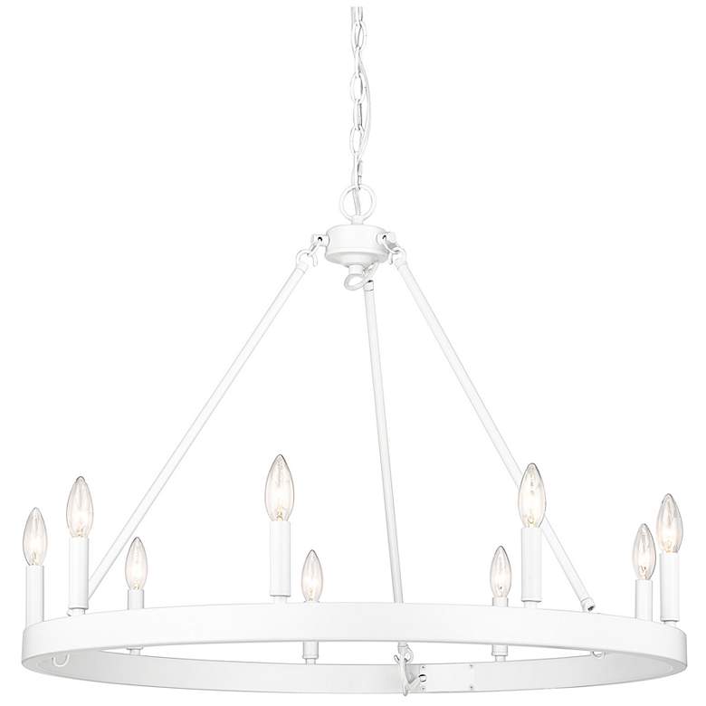 Image 1 Alastair 32" Wide Chandelier in Matte White