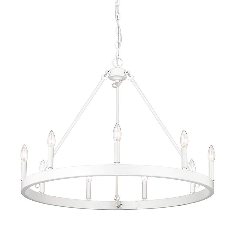 Image 4 Alastair 32" Wide Chandelier in Matte White more views