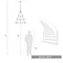 7_Alastair 32" Wide Matte Black 18-Light Chandelier more views