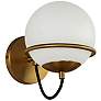 2_Alba 10" High Aged Gold Wall Sconce more views