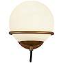 3_Alba 10" High Aged Gold Wall Sconce more views