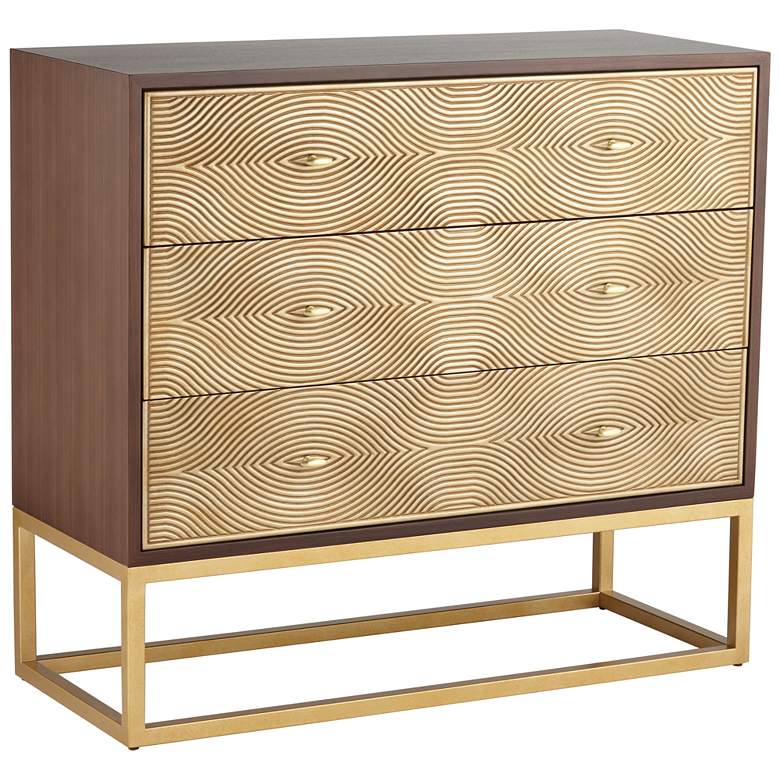 Alban 39 inch Wide Luxe 3-Drawer Chest
