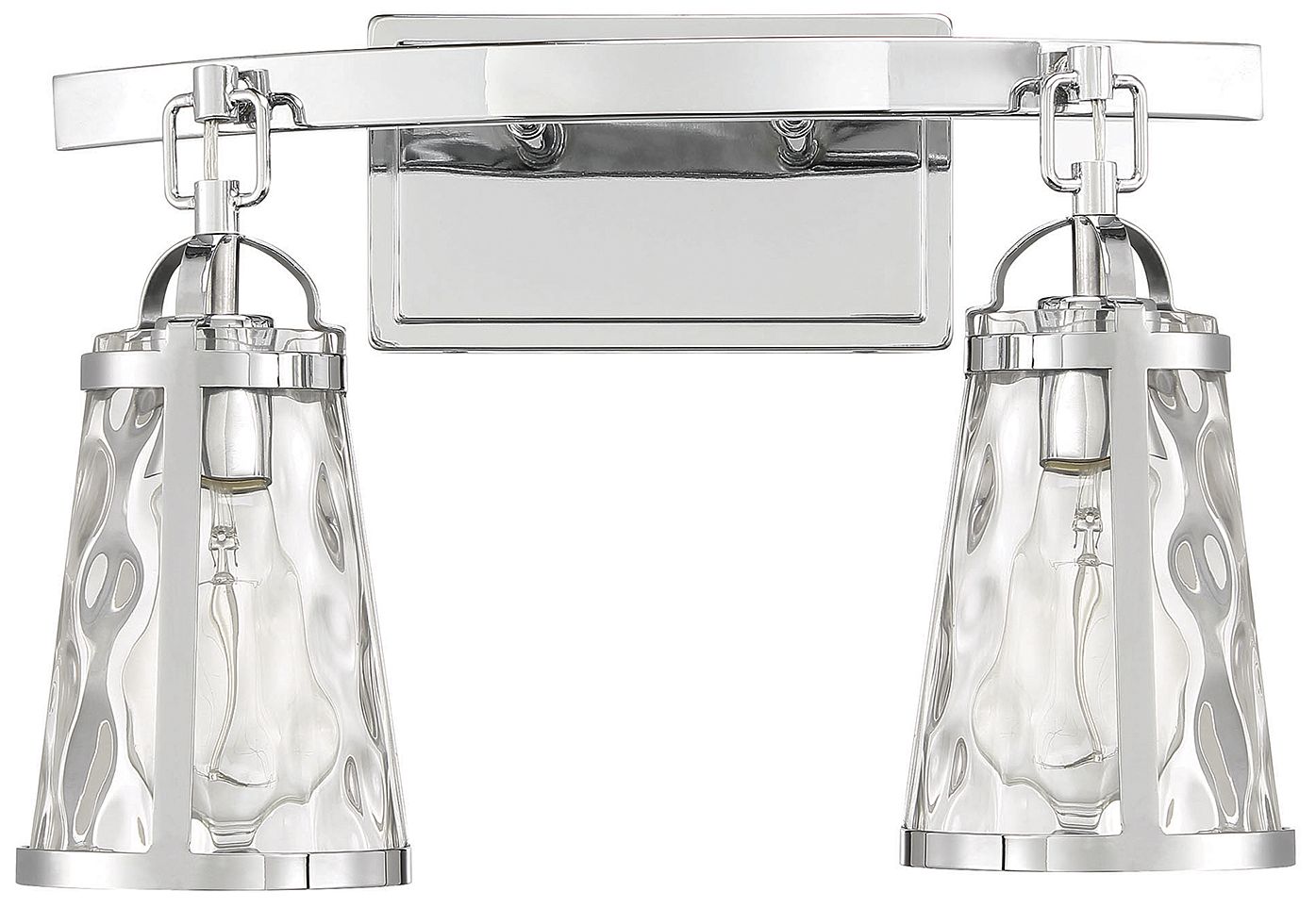 Thumbnail2 of Albany 2-Light Bathroom Vanity Light in Polished Chrome more views