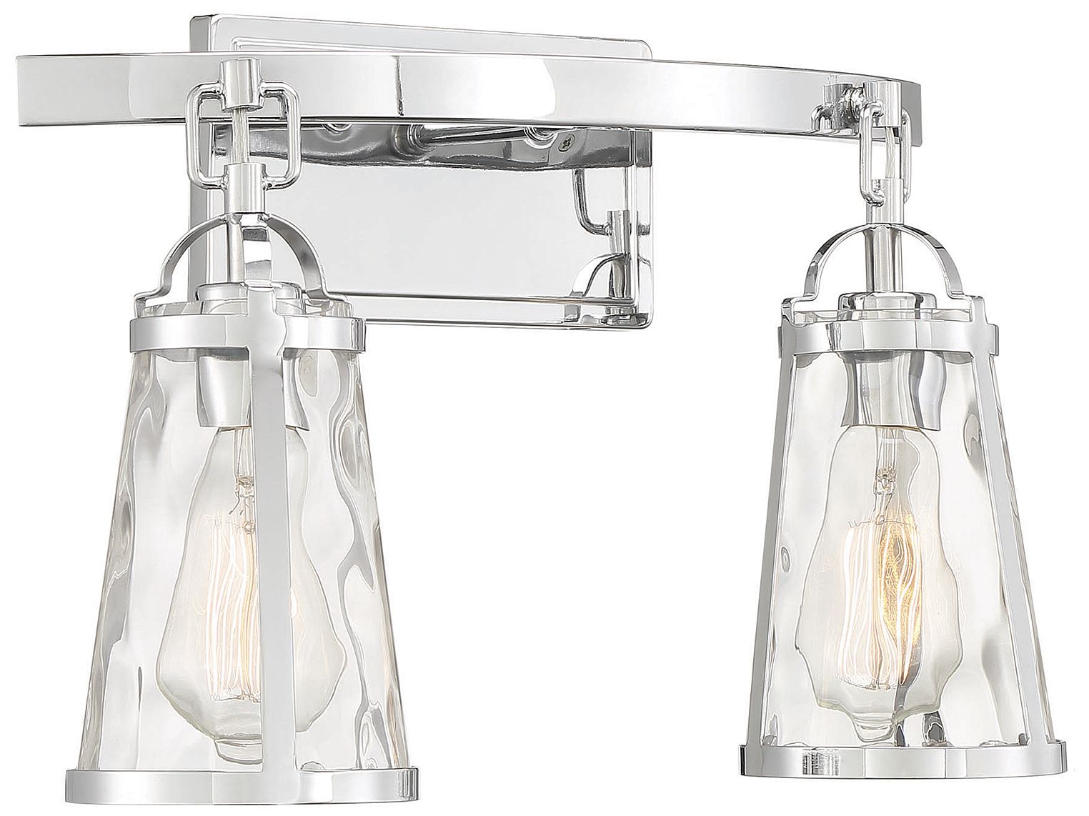 Thumbnail3 of Albany 2-Light Bathroom Vanity Light in Polished Chrome more views