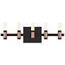 2_Albany 20" Wide Black and Brass 5-Light LED Bath Light