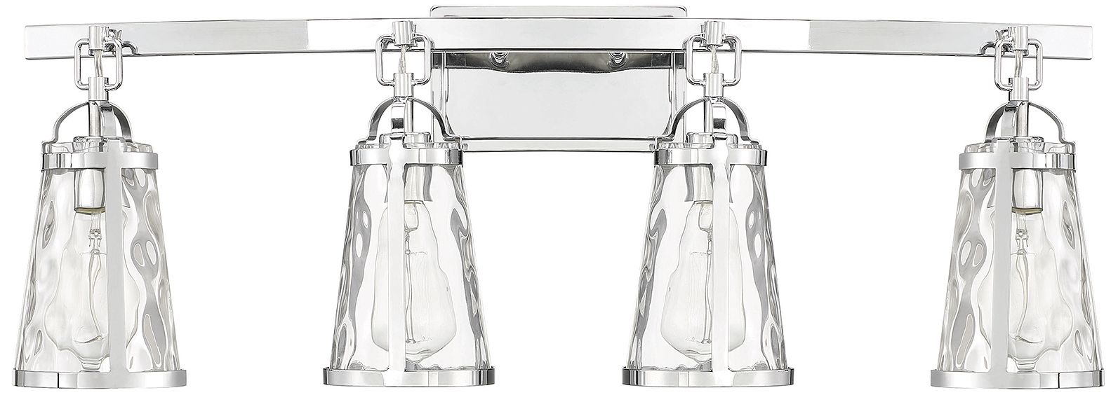 Image 2 Albany 4-Light Bathroom Vanity Light in Polished Chrome more views