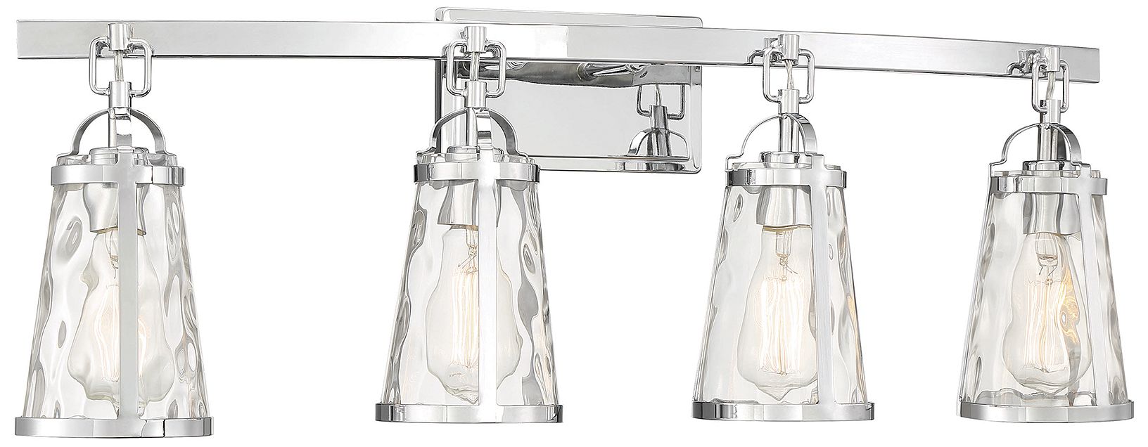 Image 3 Albany 4-Light Bathroom Vanity Light in Polished Chrome more views