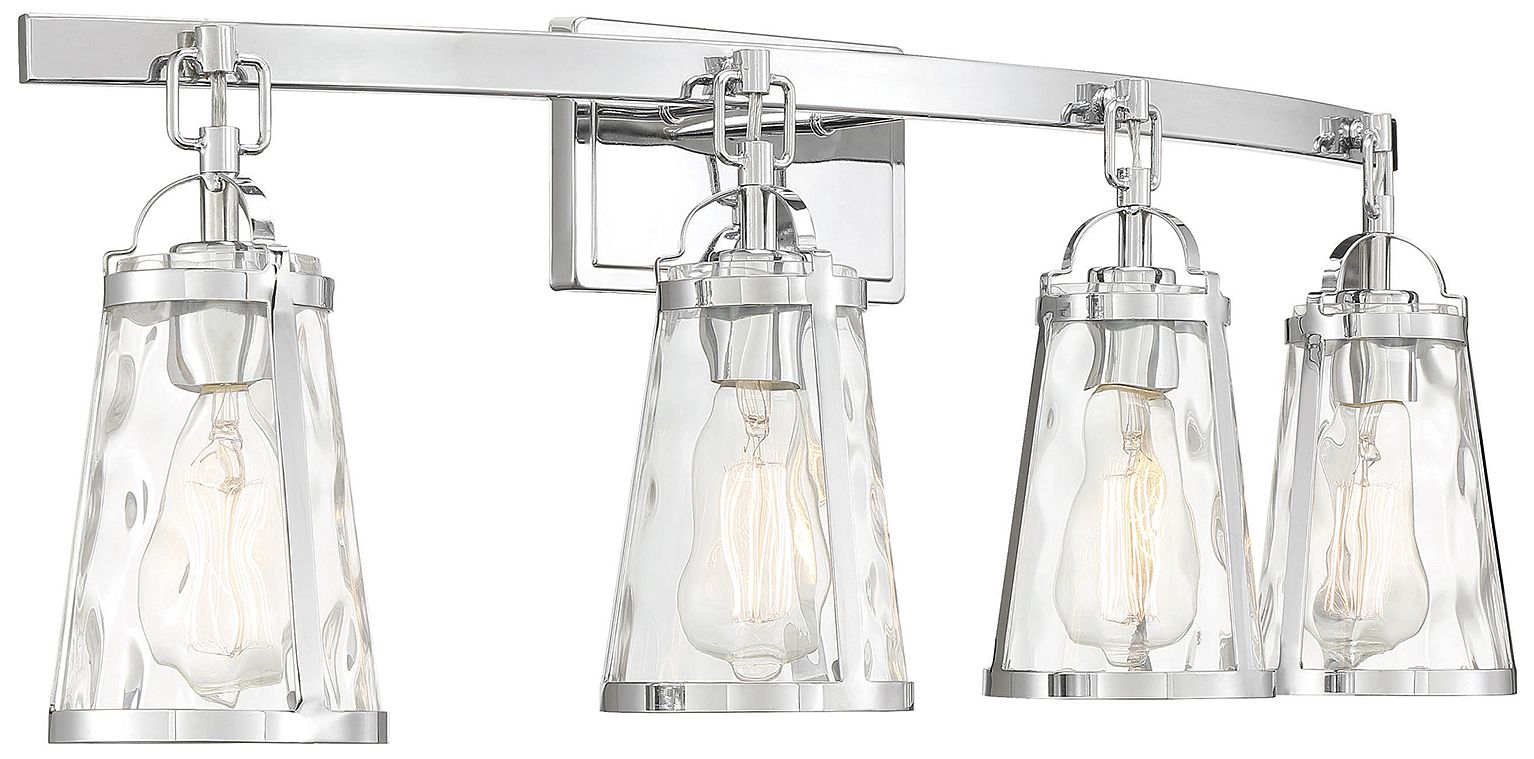 Image 4 Albany 4-Light Bathroom Vanity Light in Polished Chrome more views