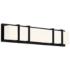 Alberni 26" Wide Black LED Vanity Bath Light