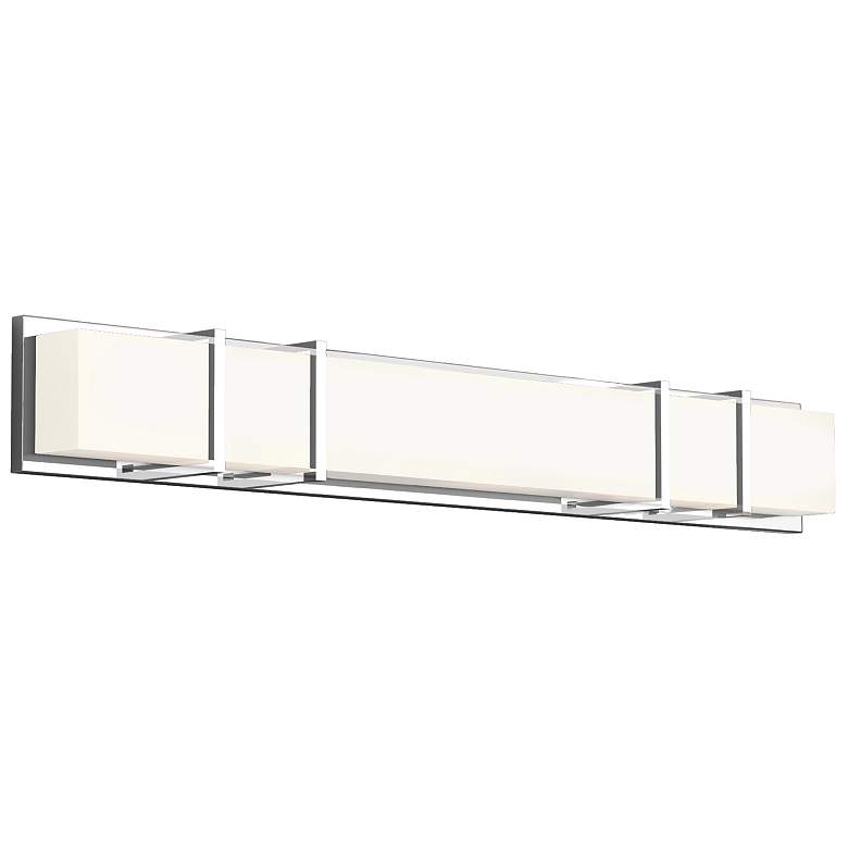 Image 1 Alberni 38" Wide Chrome LED Bath Light