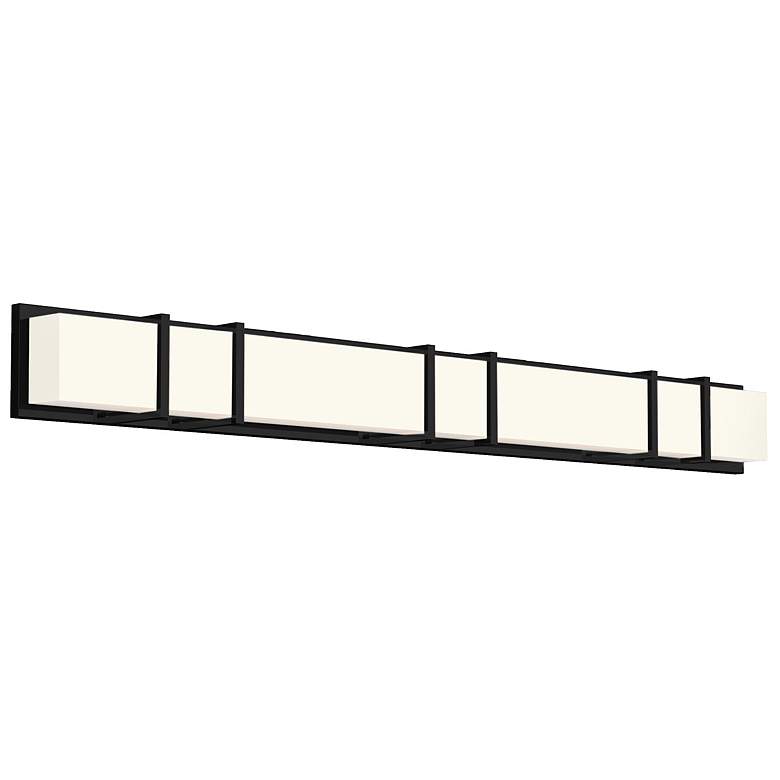 Image 1 Alberni 50" Wide Black ADA LED Bath Light