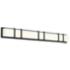 Alberni 50" Wide Black ADA LED Bath Light