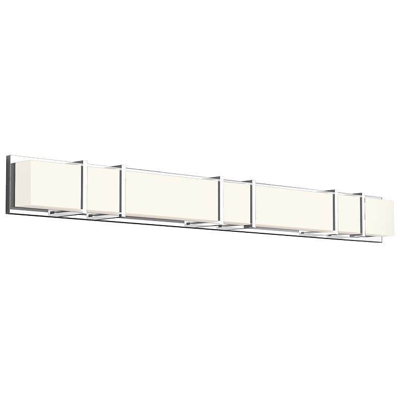 Image 1 Alberni 50" Wide Chrome LED Vanity Bath Light