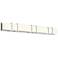 Alberni 50" Wide Chrome LED Vanity Bath Light