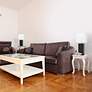 Thumbnail2 of Albers 21" Espresso Brown Leather Accent Table Lamp Set of 2 more views