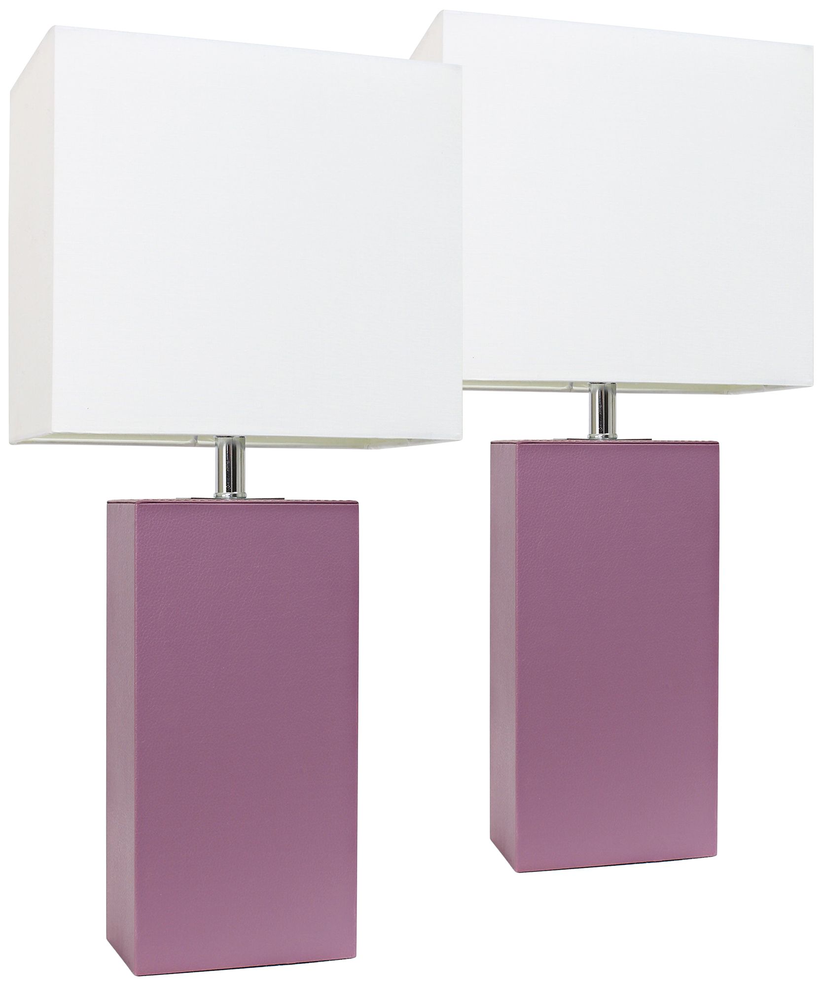 purple lamp set