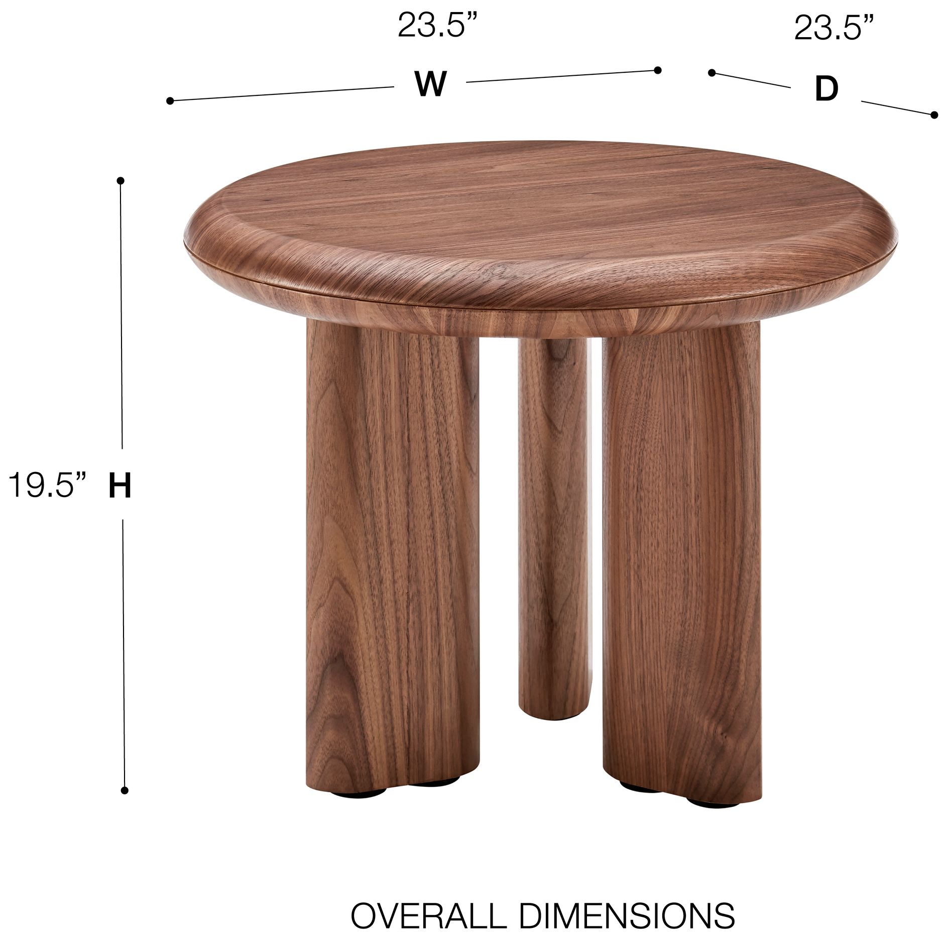 Albert 24" Round Side Table