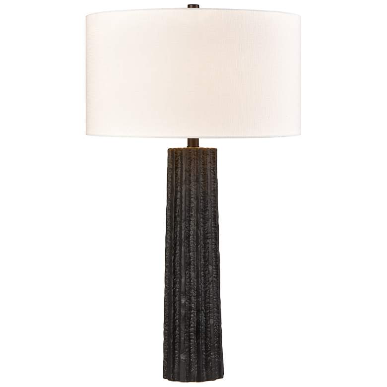 Image 1 Albert 31 inch High 1-Light Table Lamp - Black Glaze - Includes LED Bulb